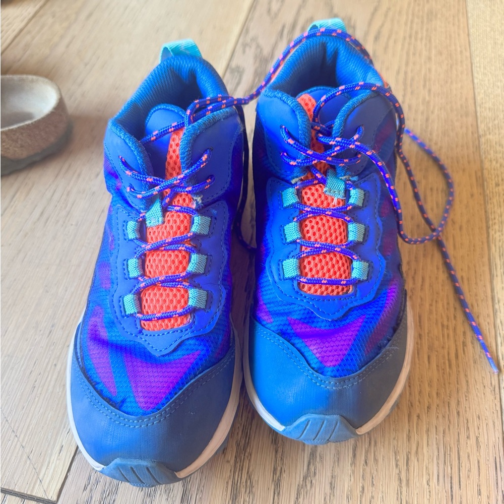 Merrell Moab Kids Blue, Purple and Pink hiking Shoes